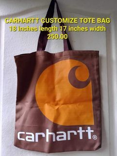 Customized Carhartt tote bag