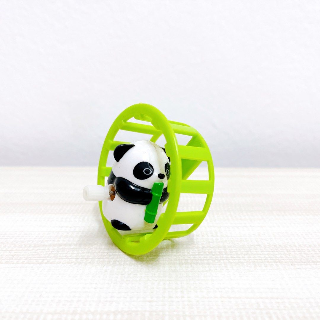 Moving panda toy shop