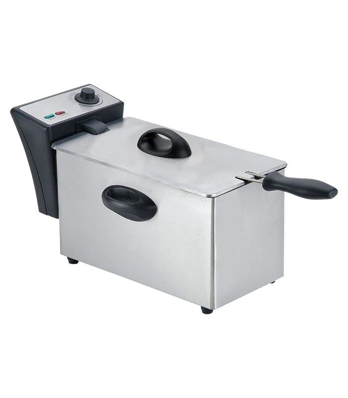 Deep Fryer (Category: Cookware & Accessories) located in Paranaque City. Submitted by bellebarn (Listing ID 1262107829, Image 1). Description: - Hanabishi Brand - Brand new, sealed - 4 liter capacity - Stainless Steel - Includes: smoke filter, cord storage, frying basket - Variable temperature control - Heat and power light indicator.
