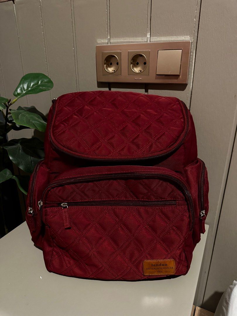 Diaper bag landuo merah marun Bayi Anak Lainnya di Carousell