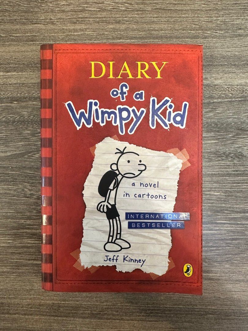 Diary of A Wimpy Kid - 1st Red Book (Softcover), Hobbies & Toys, Books ...