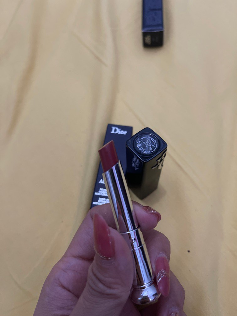 Dior addict lipstick mini travel size shade 727 dior tulle, Kesehatan