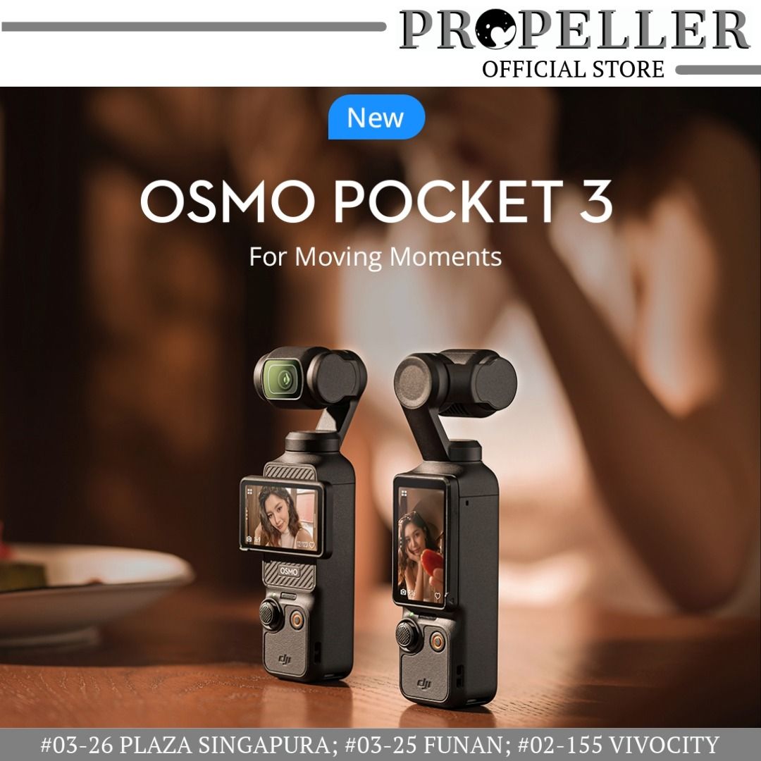 DJI Osmo Pocket 2 3-Axis gimbal stabilizer 4K Pocket camera 8x