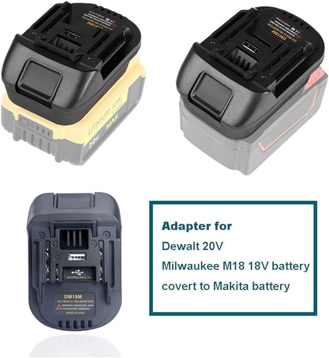 DM18M Battery Adapter for Makita 18V Computers Tech Parts