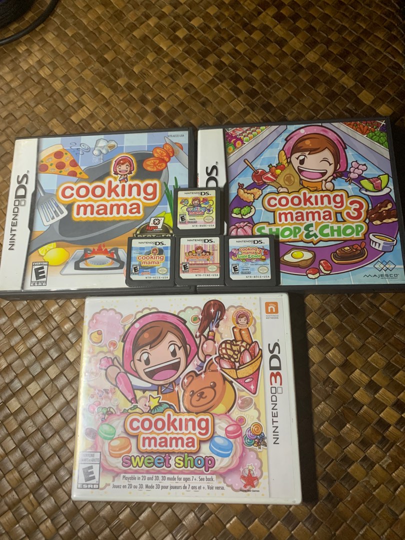 DS & 3DS Cooking Mama games, Video Gaming, Video Games, Nintendo on