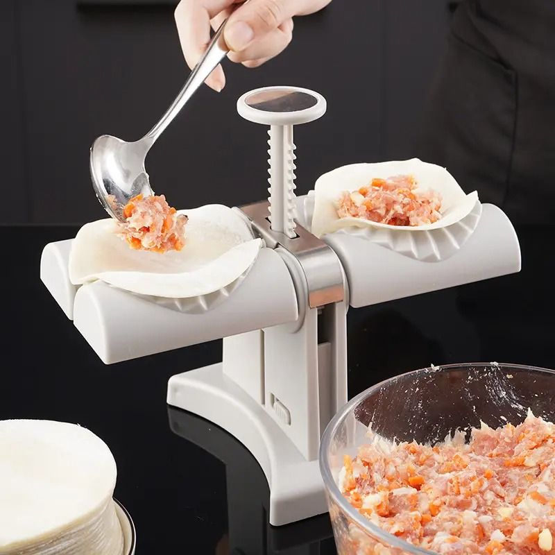 Dumpling Maker (Category: Other Kitchenware & Tableware) located in Singapore. Submitted by taylm (Listing ID 1262036154, Image 1). Description: Make your favourite dumplings from home. Create dumplings that are consistent in size and shape, which allows them to cook evenly. Also, save time and effort as you don't have to fold each dumpling into the shape. Size: 17*20*12cm (7*8*5in) Weight: 0.35kg (0.77lb) Meetup at my place. For delivery, buyer 