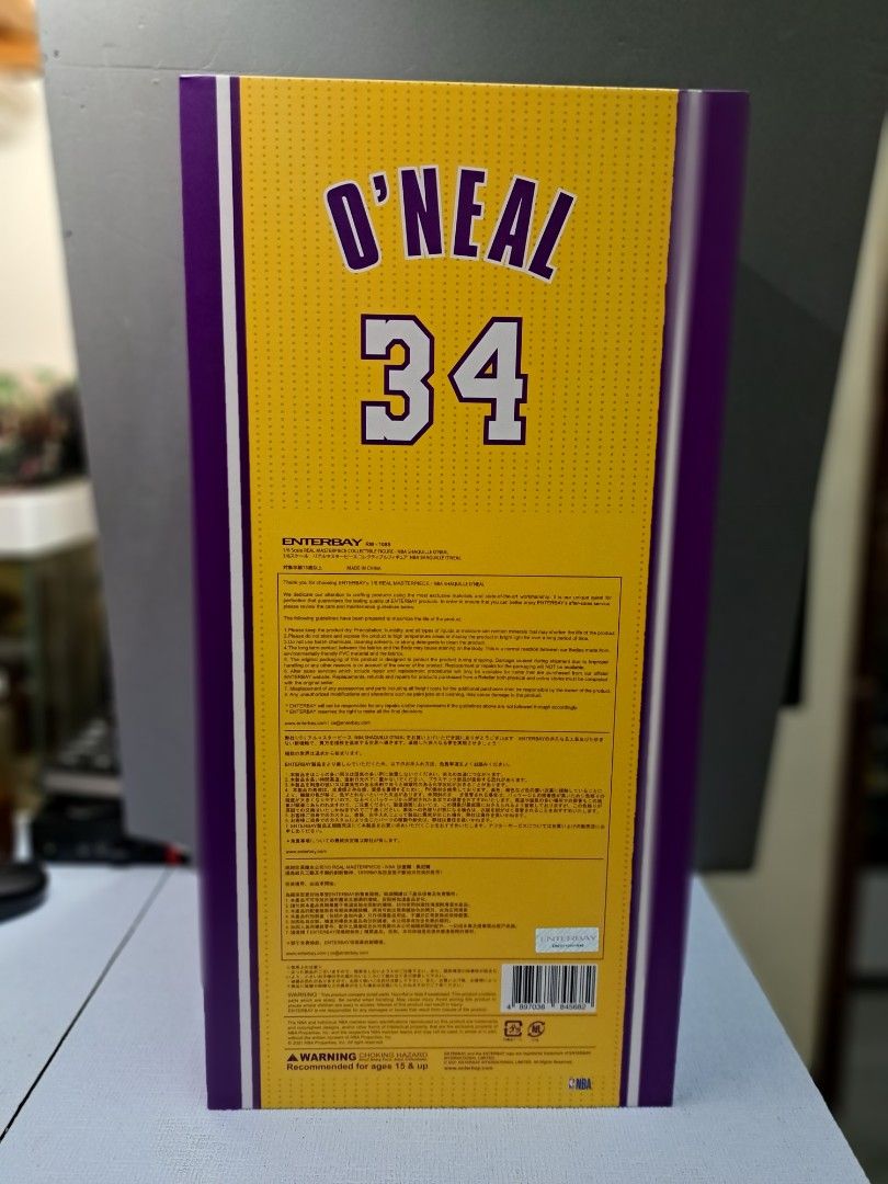 Figurine ENTERBAY 1/6 Shaquille O'Neal NBA : Collector 32 Cm, édition 2021