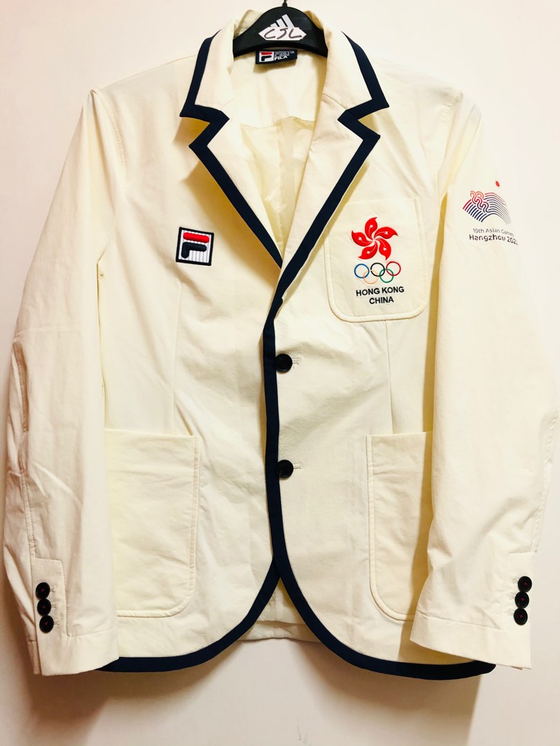 Fila Hong Kong team suit香港隊 亞運 外套, 運動產品, 運動與體育, 運動與體育 球拍和球類運動 Carousell