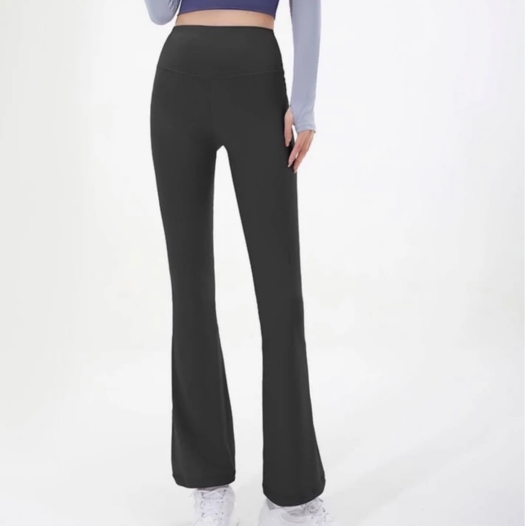 Flare Yoga Pants, Women's Fashion, Bottoms, Other Bottoms on Carousell