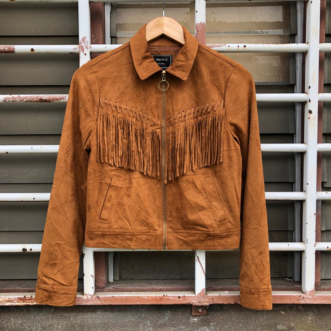 Forever 21 Western Fringe Jacket
