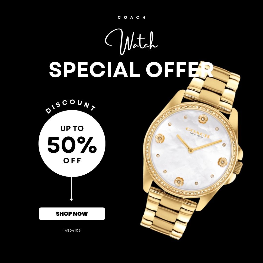 Coach outlet discount watches