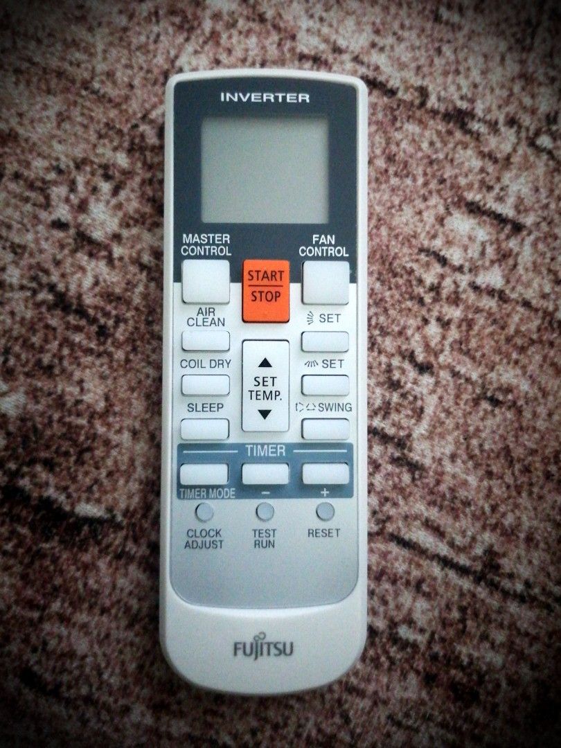 Fujitsu Aircon remote control, TV & Home Appliances, Air Conditioners & Heating on Carousell
