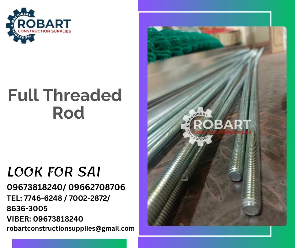 Full Threaded Rod, Commercial & Industrial, Construction Tools ...
