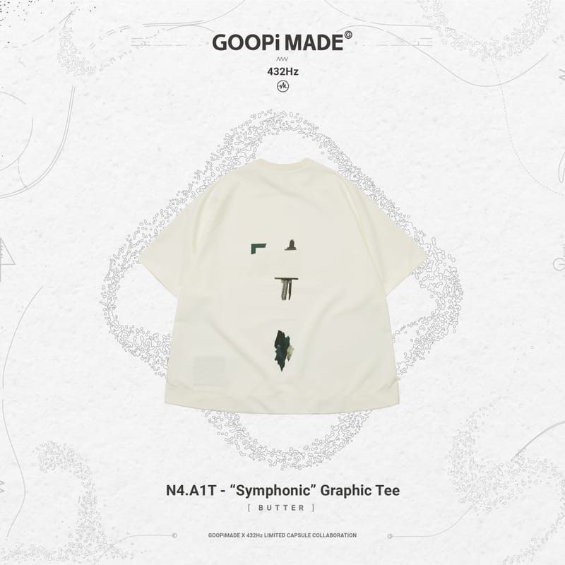 GOOPiMADE for 432Hz 23SS. N4.A1T - “Symphonic” Graphic Tee, 男裝