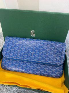 Goyard Blue Clutch Bag