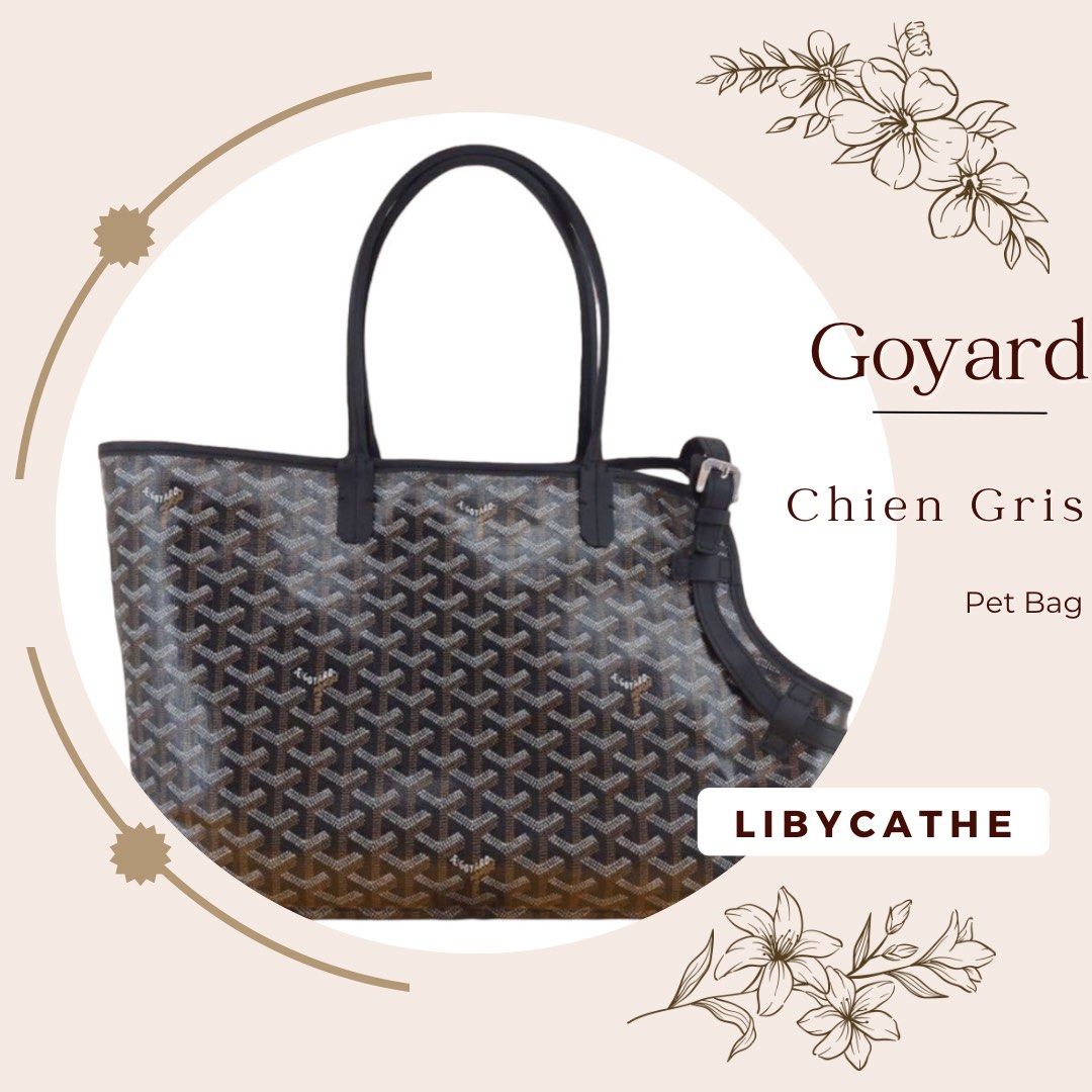 Goyard Chien Gris (Pet Bag), Luxury, Bags & Wallets on Carousell