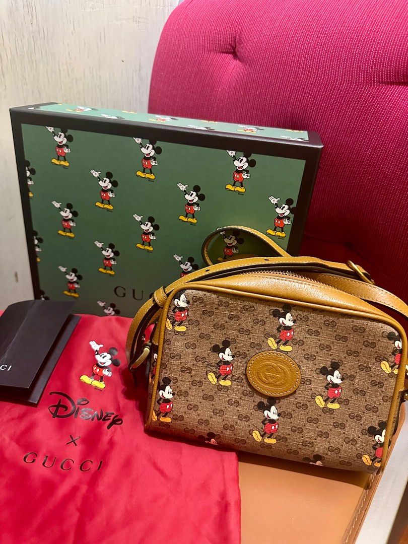 Gucci mickey mouse shoulder bag outlet