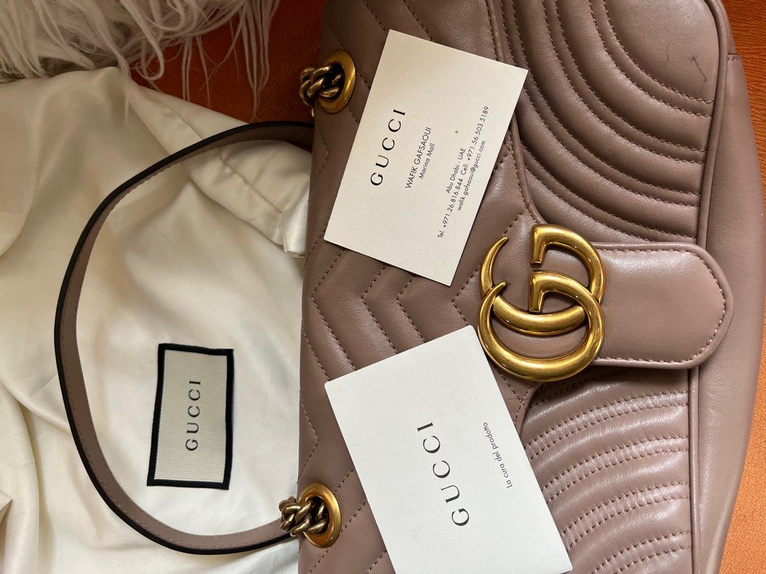 Gucci marmont matelasse nude online