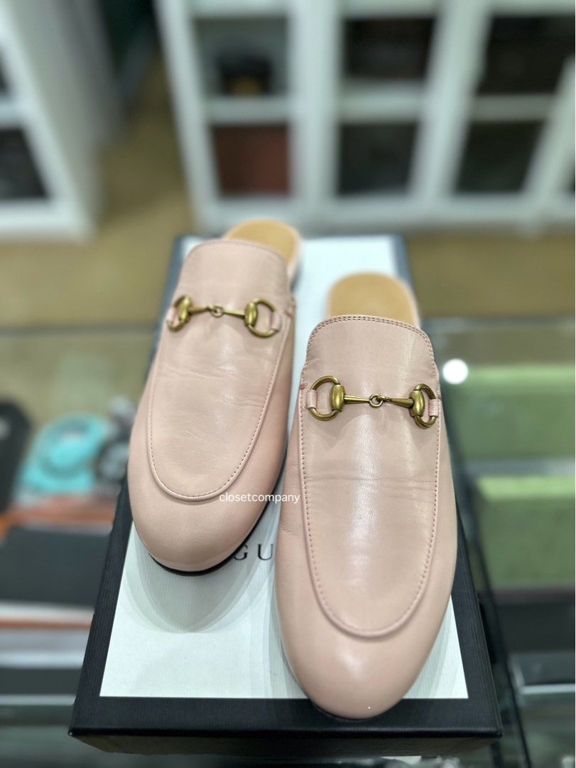 Gucci princetown sales mule pink