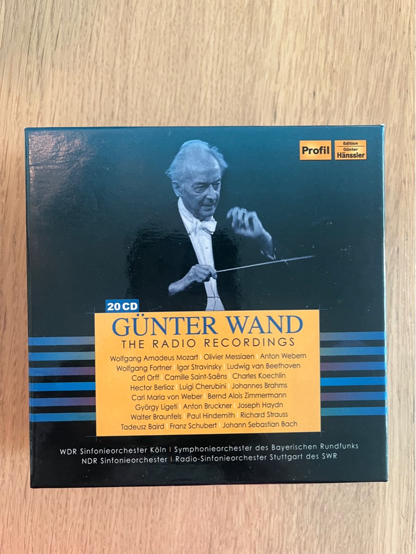 Gunter Wand - The Radio Recordings 20 CD set, 興趣及遊戲, 音樂