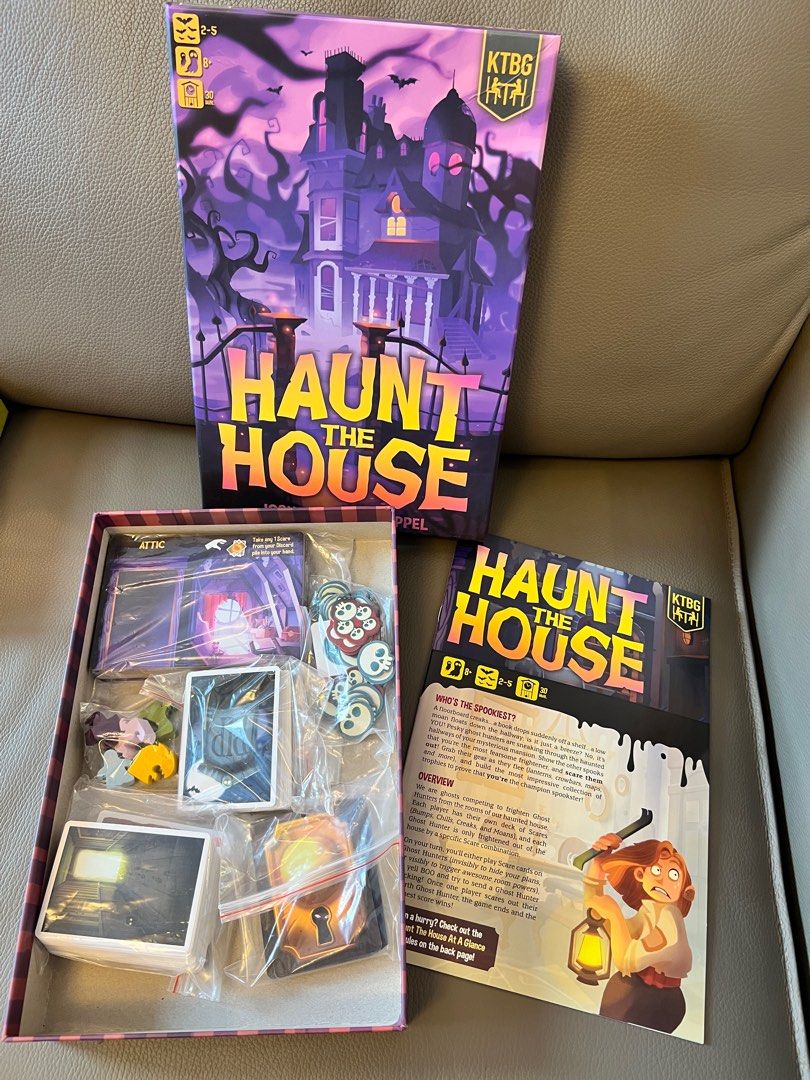 Haunt the House game, Hobbies & Toys, Toys & Games on Carousell