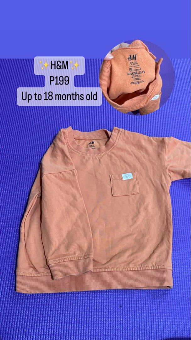 H and top m baby jacket