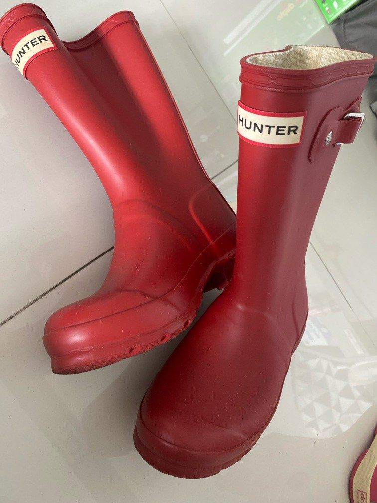 Cheap red rain boots shop