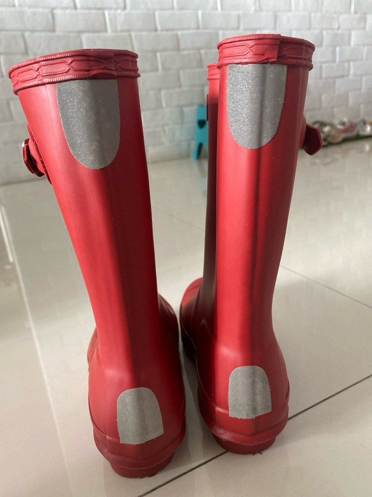 Red rain boots kids 2025