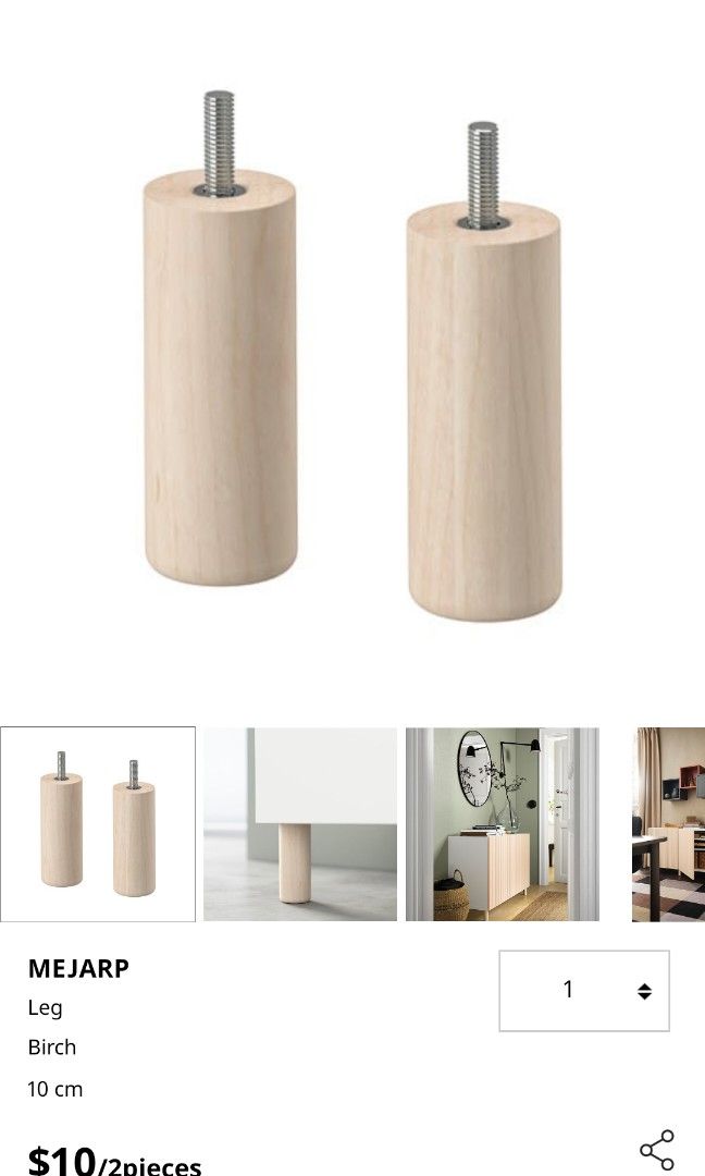 Ikea Besta unit + door + legs, Furniture & Home Living, Furniture