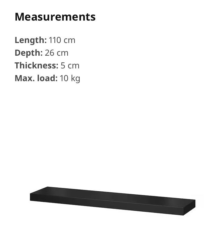 IKEA Lack Wall Shelf, Furniture & Home Living, Furniture, Shelves