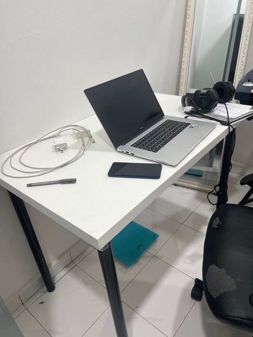 Ikea Linnmon study table, Furniture & Home Living, Furniture, Tables