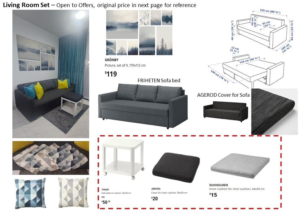 Friheten sofa cushions discount