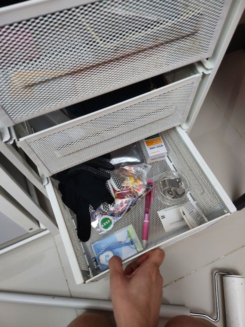 Ikea organizer + drawers set, Furniture & Home Living, Home Improvement