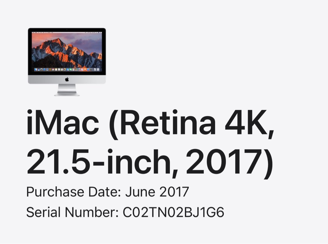 iMac (Retina 4K, 21.5-inch, 2017) - Macデスクトップ
