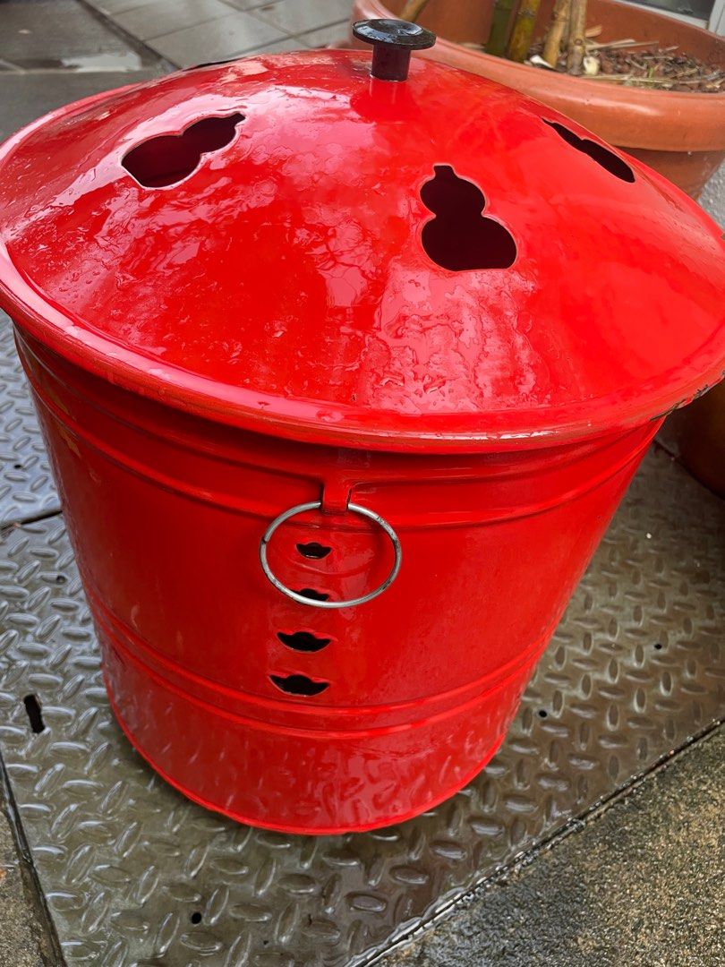 Incense paper burner bin, Furniture & Home Living, Outdoor Furniture on