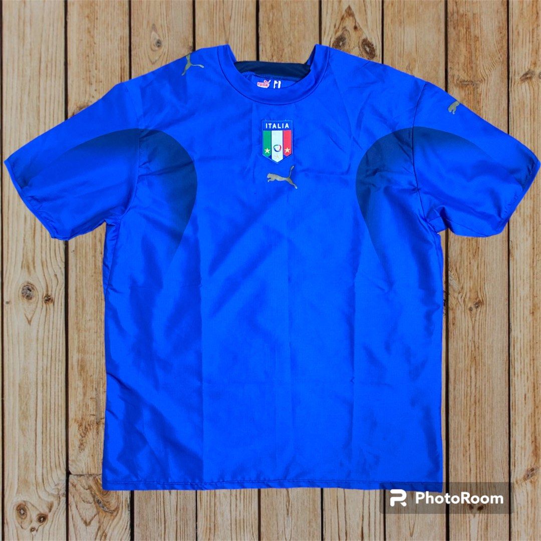 Italy 2006 Jersey Jersi Baju Sukan Bola itali home retro vintage