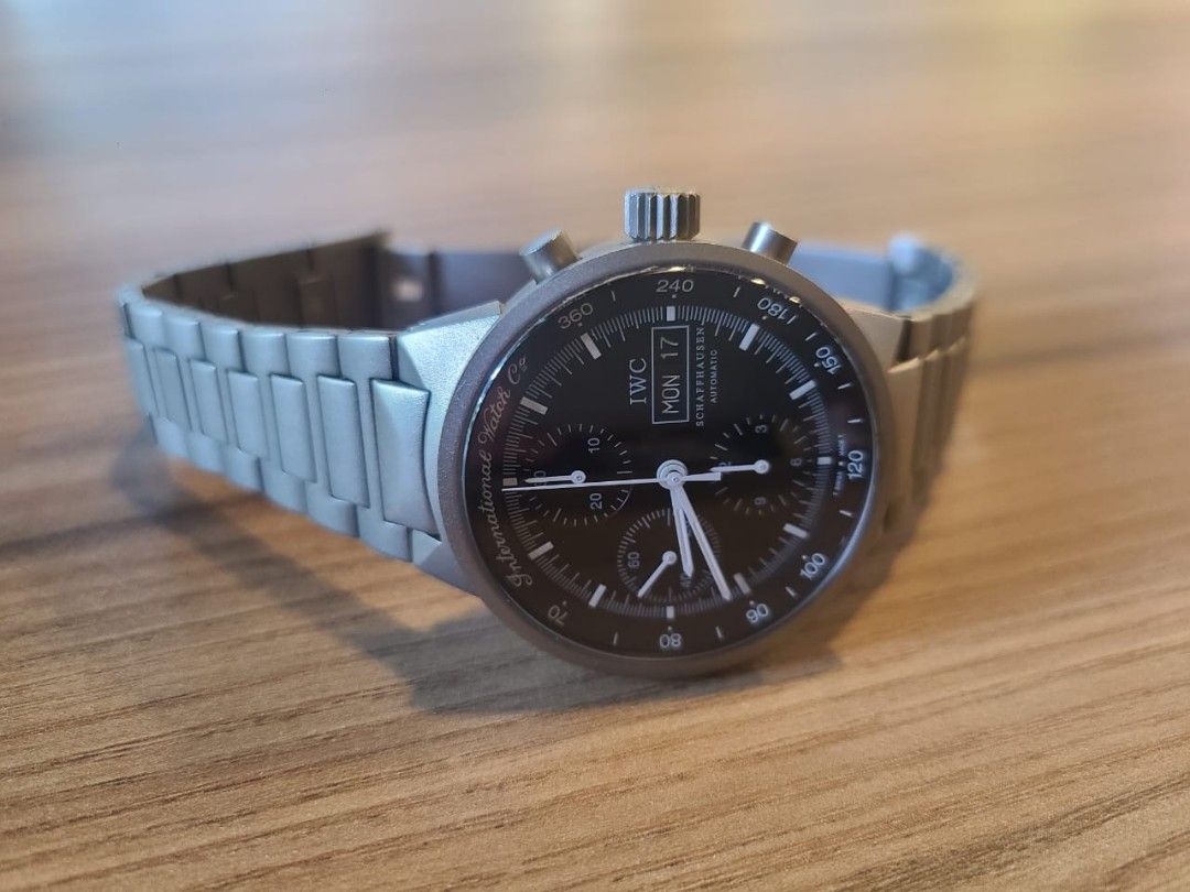 iwc gst titanium rare vintage model discontinued 2003 . 40mm