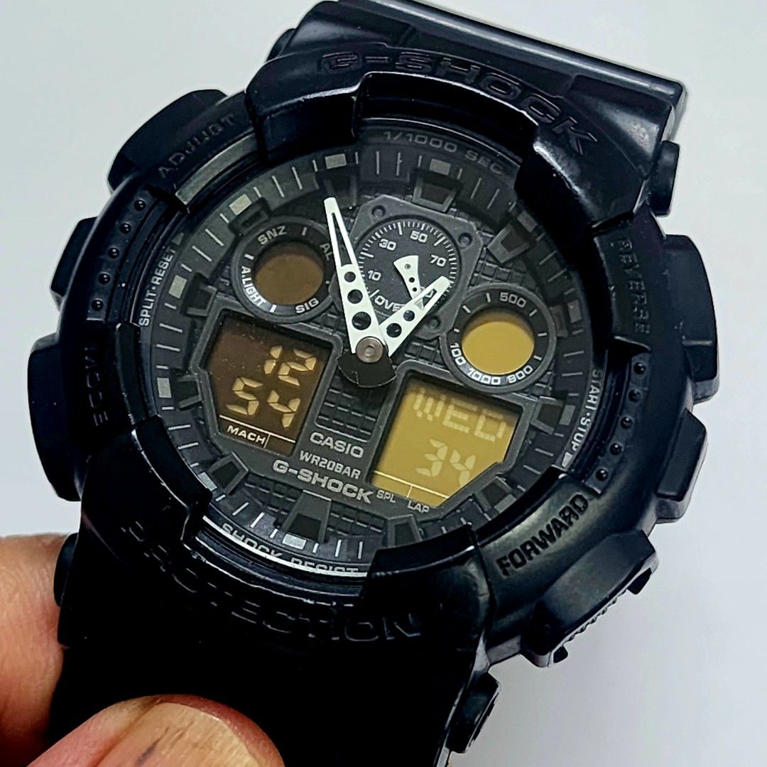 Jam tangan Casio G Shock GA 100 1A1 Gshock GA100 1A1 ORIGINAL