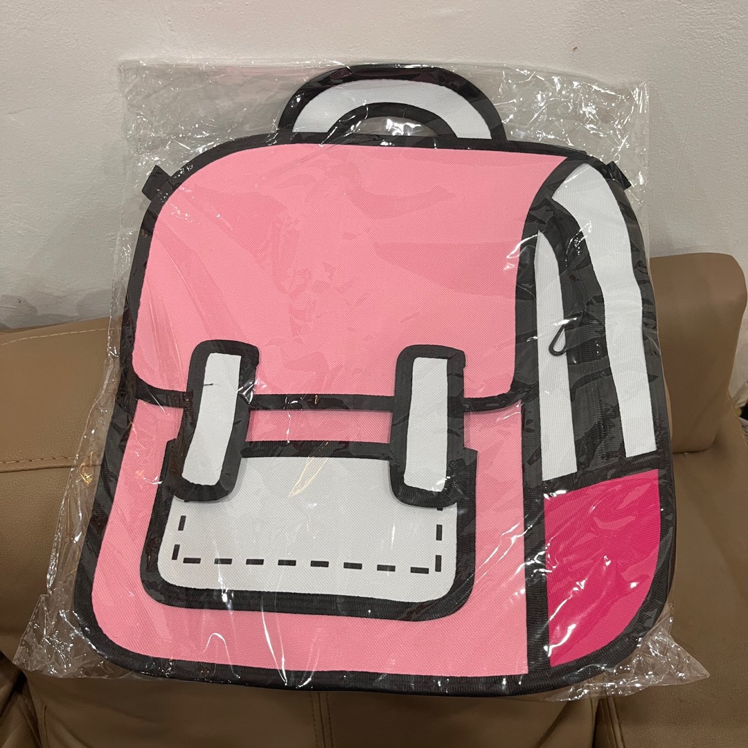 Japan 2D illustraion style bagpack bag pack schoolbag school