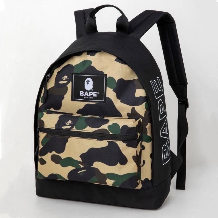 BAPE backpack red camo bag NIGO A Bathing Ape