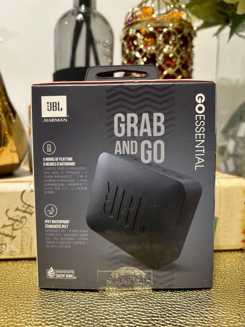 JBL Grab and Go / Go Essential Portable Waterproof Speaker , Audio