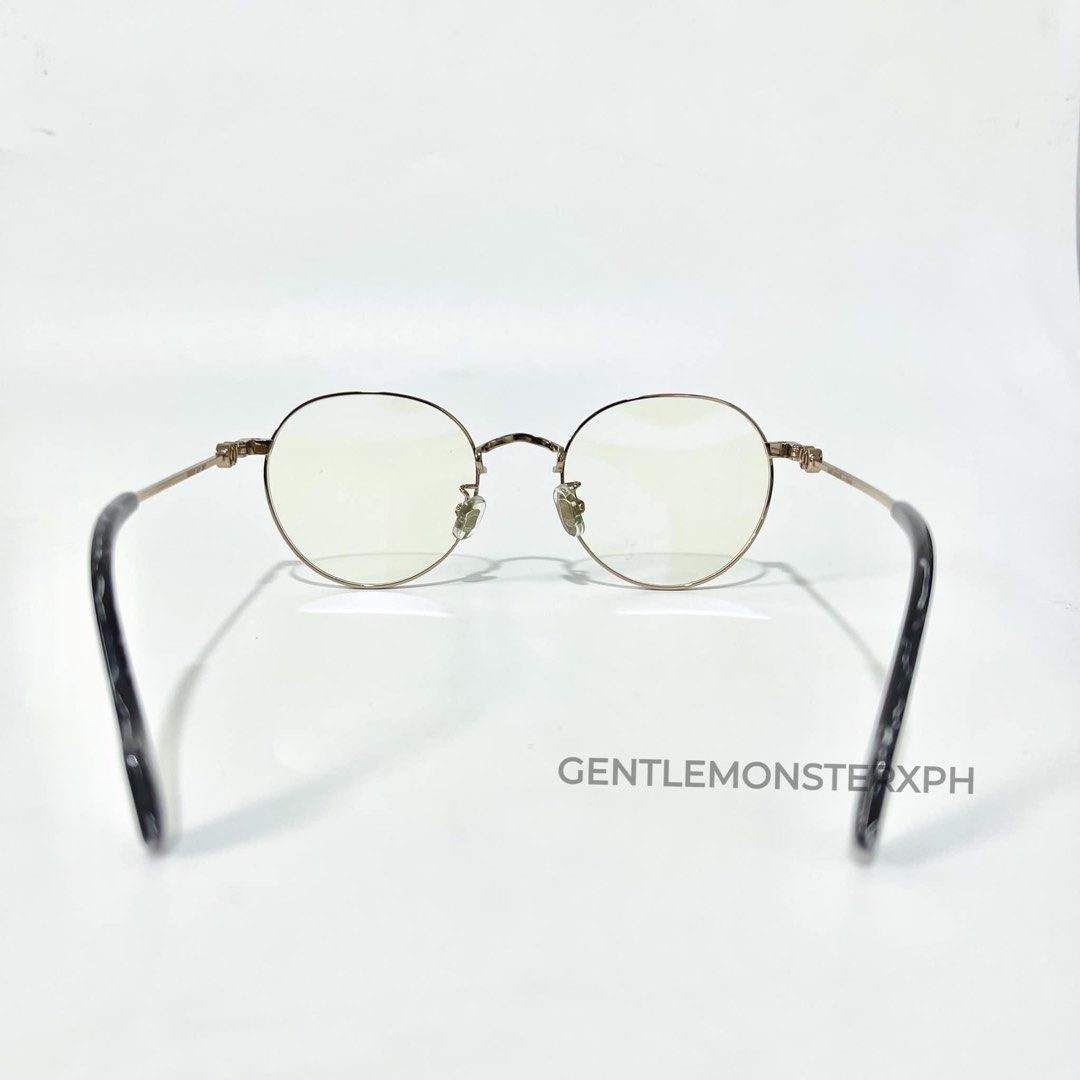 Kính mắt Giả Cận Gentle Monster Jennie Cloudy Day Only 031 Round Metal Frame