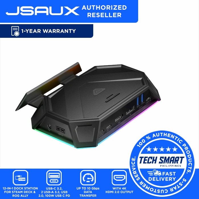 Jsaux Rgb Docking Station For Steam Deck Rog Ally In Steam Deck Dock With Hdmi K