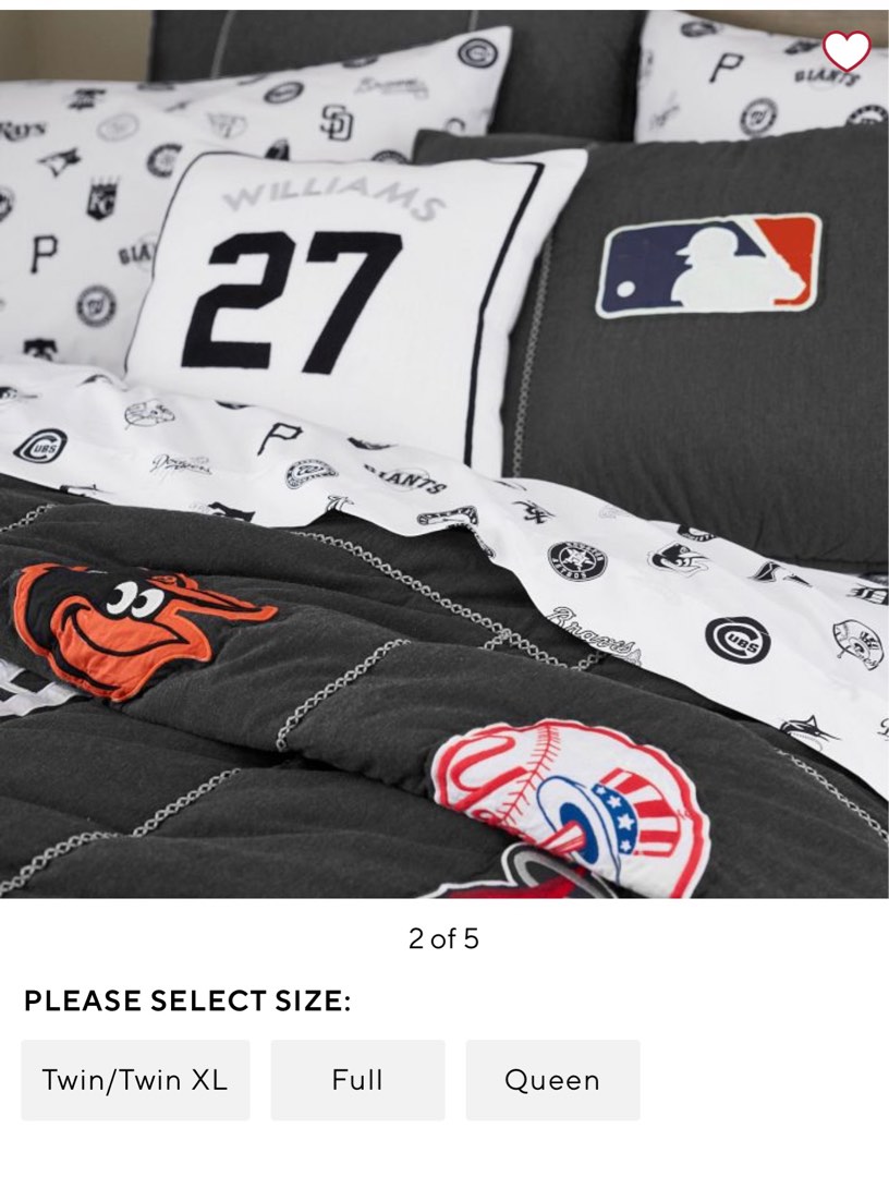 Pottery barn sales mlb sheets
