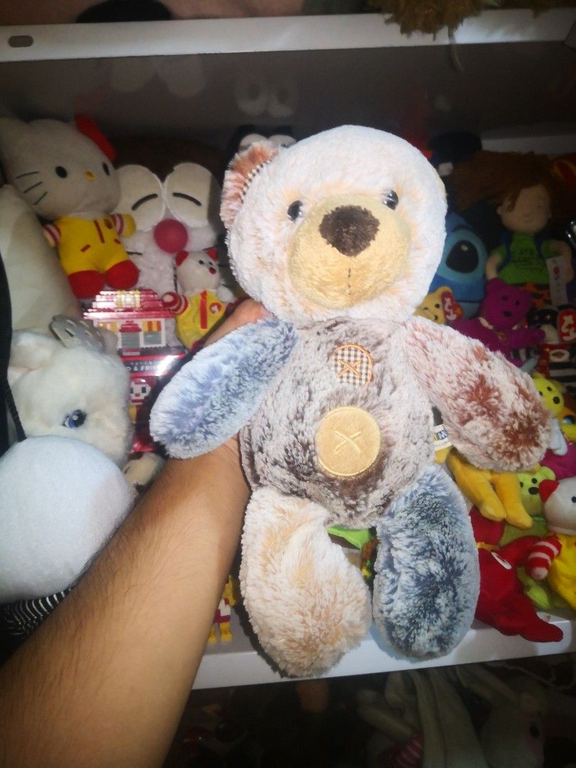 Korimco Bear Patches Bear Brown gebu fluffy