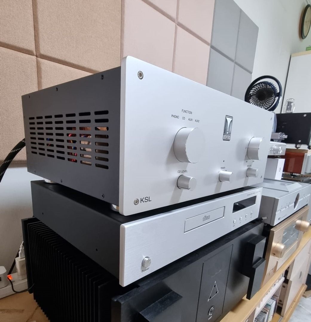 KSL M7 Tube Preamplifier (Homage to Kondo M7) | 4 x 12ay7 | *Upgraded By & For Audiophiles (Click "Read More" for the Nerdy Stuff) (Category: Soundbars, Speakers & Amplifiers) located in Singapore. Submitted by soundgasm (Listing ID 1262010844, Image 3). Description: Description of the sound: Expansive, Layered, Warm and Detailed. If you are into vocals, this preamp will give the nuanced vocal definition. Yes, this is a replica of the Japanese Ko