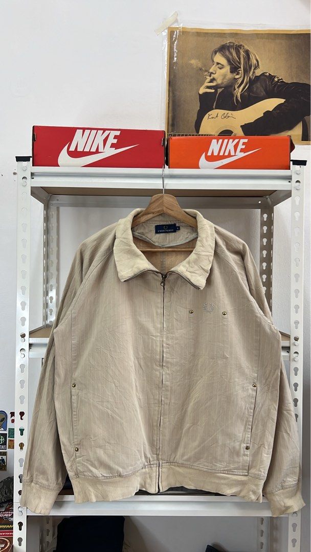 Fred perry beige jacket top