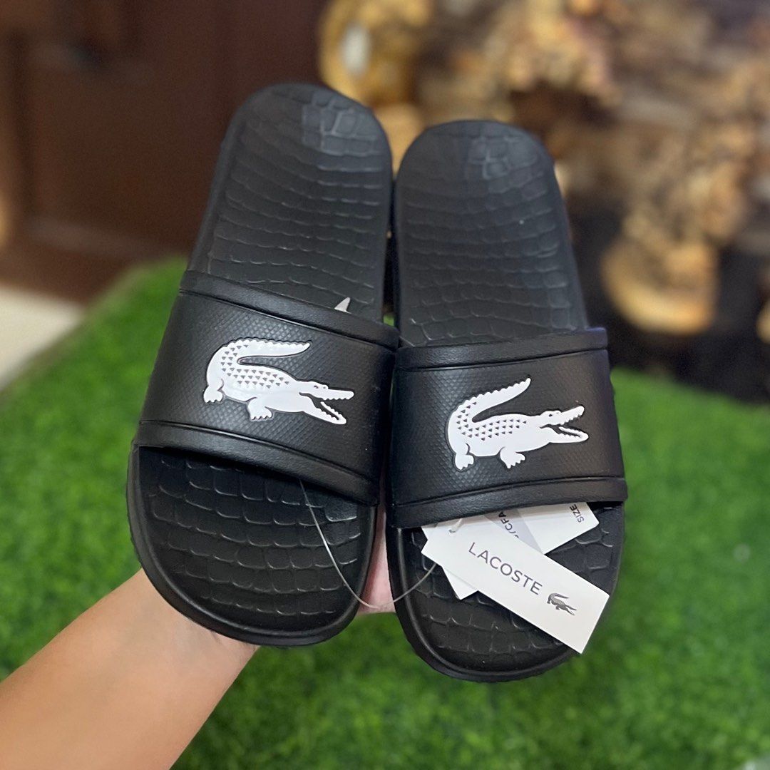 Lacoste fraisier discount slides womens