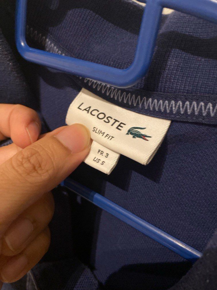Lacoste mens sizing 2025
