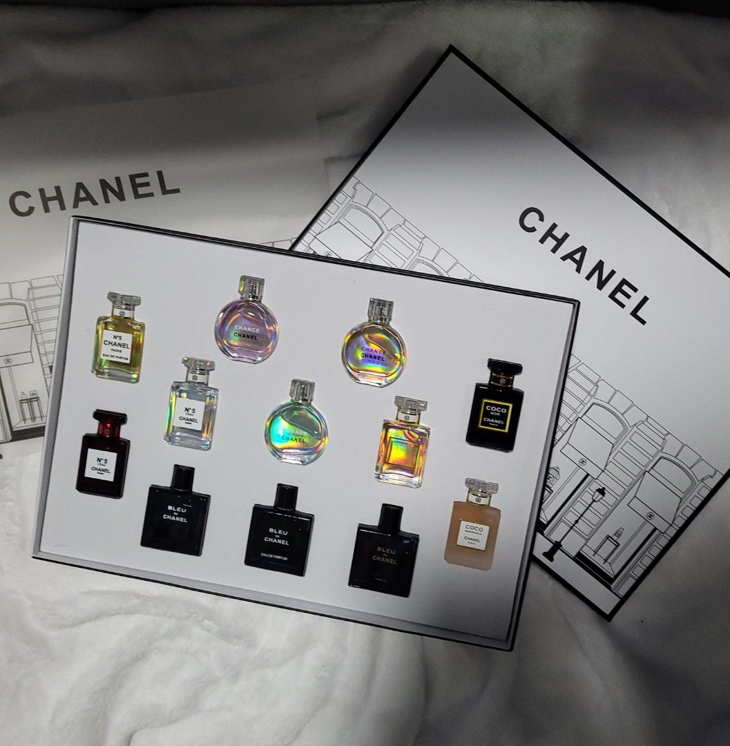 LAST SET LEFT!! Miniature chanel perfume gift set